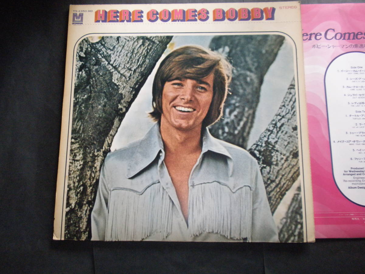 ◆希少LP 見本盤 白ラベル ボビー・シャーマン の素敵な世界　第2集　BOBBY SHERMAN 3面ジャケット◆_画像5