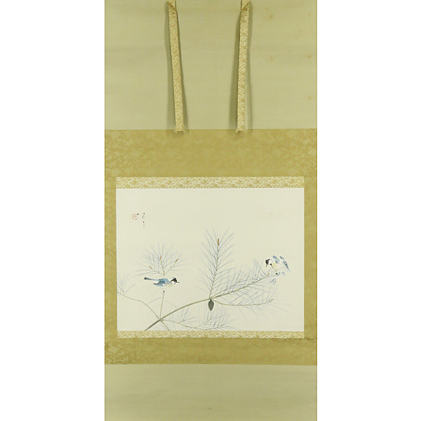 平福穂庵『春景山水図』掛軸〔紙本肉筆真作〕/平福百穂 平福穂庵『春景山水図』掛軸〔紙本肉筆真作〕/平福百穂