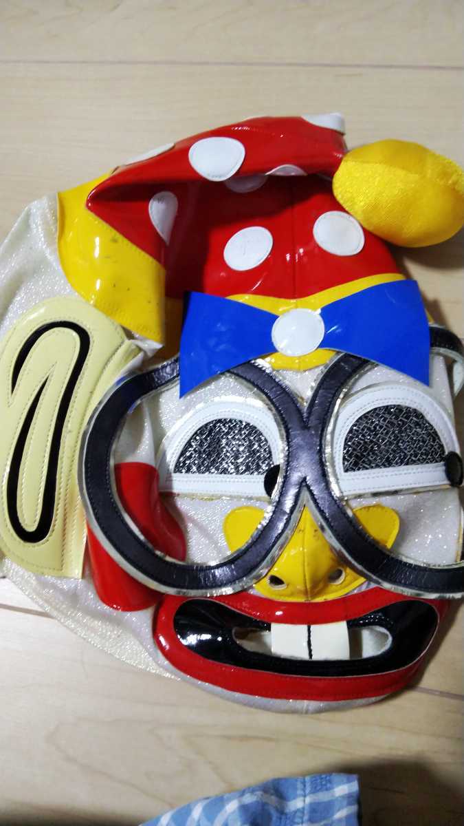 ku..... mask actual use mask autographed Osaka Professional Wrestling 