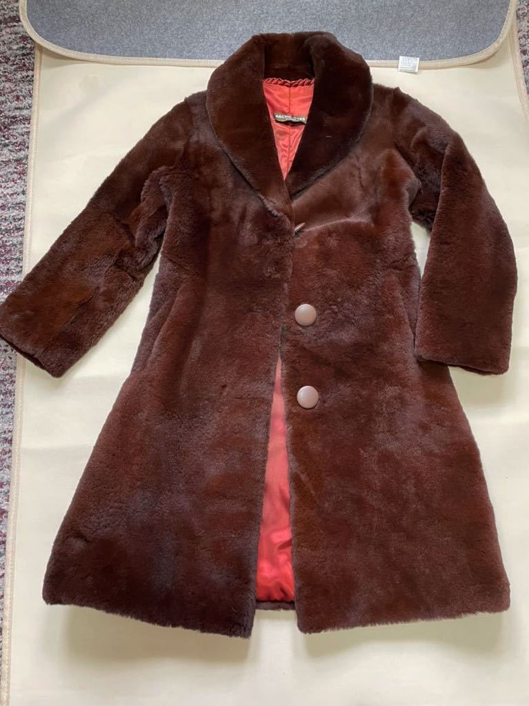 ARCTIC FURS カンガルー ファーコート ブラウン 茶 毛皮 本革