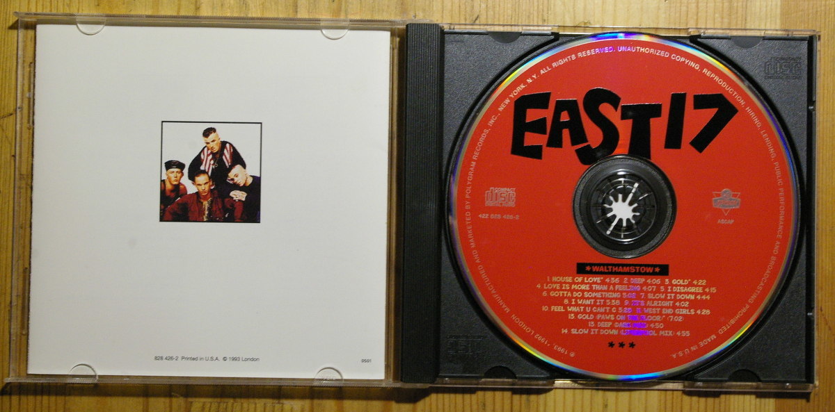 East 17 ”Walthamstow” 輸入盤 中古CD