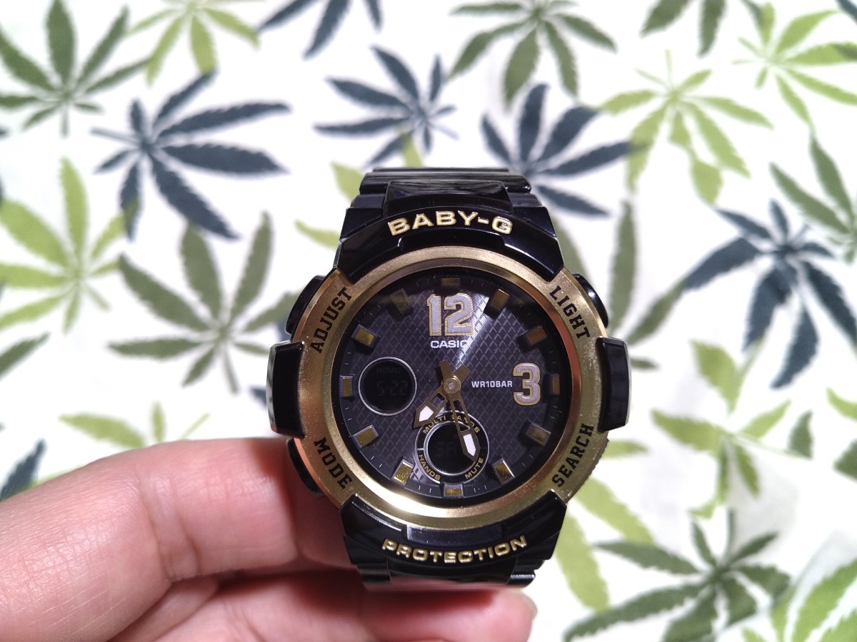 低価本物保証 T416 ☆美品CASIO Baby-G BGA-2200G ソーラー腕時計
