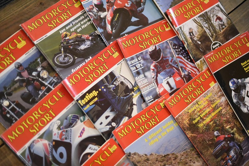 B0860 「MOTORCYCLE SPORT」 モーターサイクルスポート　12冊セット　ヴィンテージ　モーターサイクル誌　古本　雑誌 マガジン_画像2