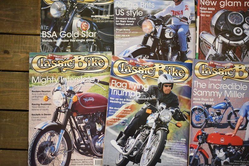 B0868 「Classic Bike」 クラシックバイク　12冊セット　ヴィンテージ　モーターサイクル誌　古本　雑誌 マガジン_画像2