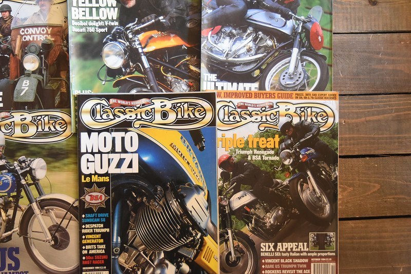 B0883 「Classic Bike」 クラシックバイク　12冊セット　ヴィンテージ　モーターサイクル誌　古本　雑誌 マガジン_画像5