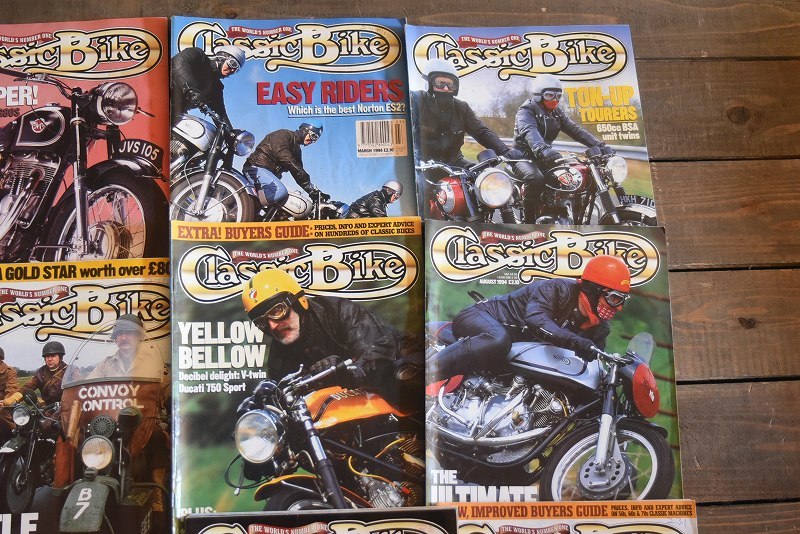 B0883 「Classic Bike」 クラシックバイク　12冊セット　ヴィンテージ　モーターサイクル誌　古本　雑誌 マガジン_画像3