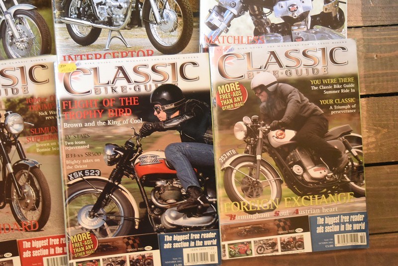 B0889 「CLASSIC BIKE GUIDE」 クラシックバイクガイド 12冊セット　ヴィンテージ　モーターサイクル誌　古本　雑誌 マガジン_画像5