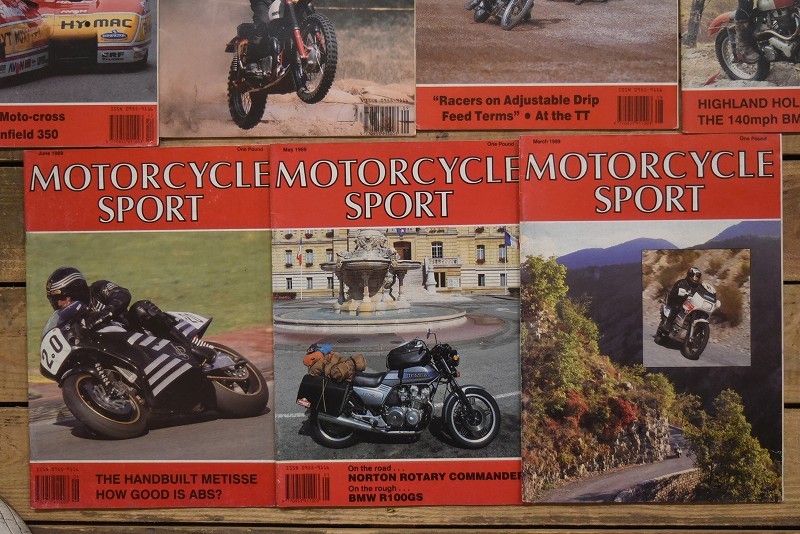 B0915 「MOTORCYCLE SPORT」 モーターサイクルスポート　7冊セット　ヴィンテージ　モーターサイクル誌　古本　雑誌 マガジン_画像4