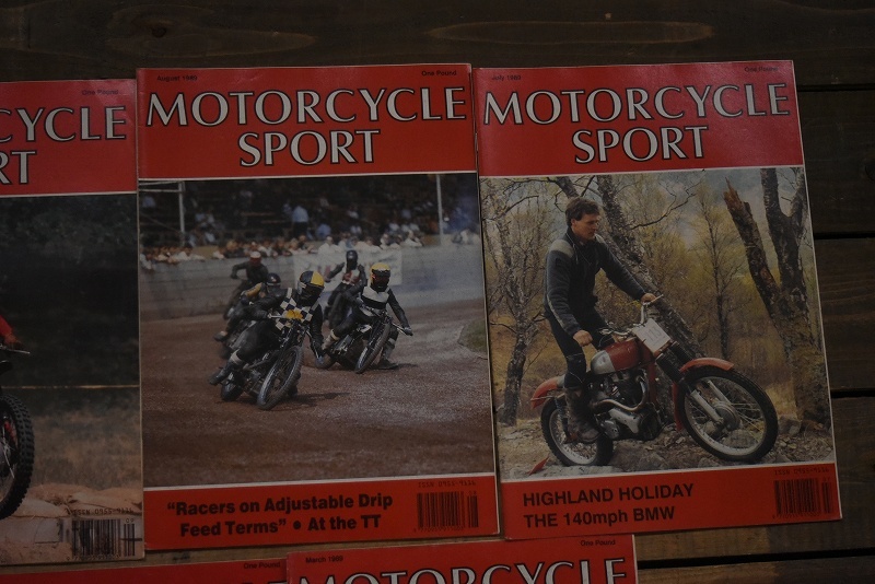 B0915 「MOTORCYCLE SPORT」 モーターサイクルスポート　7冊セット　ヴィンテージ　モーターサイクル誌　古本　雑誌 マガジン_画像3