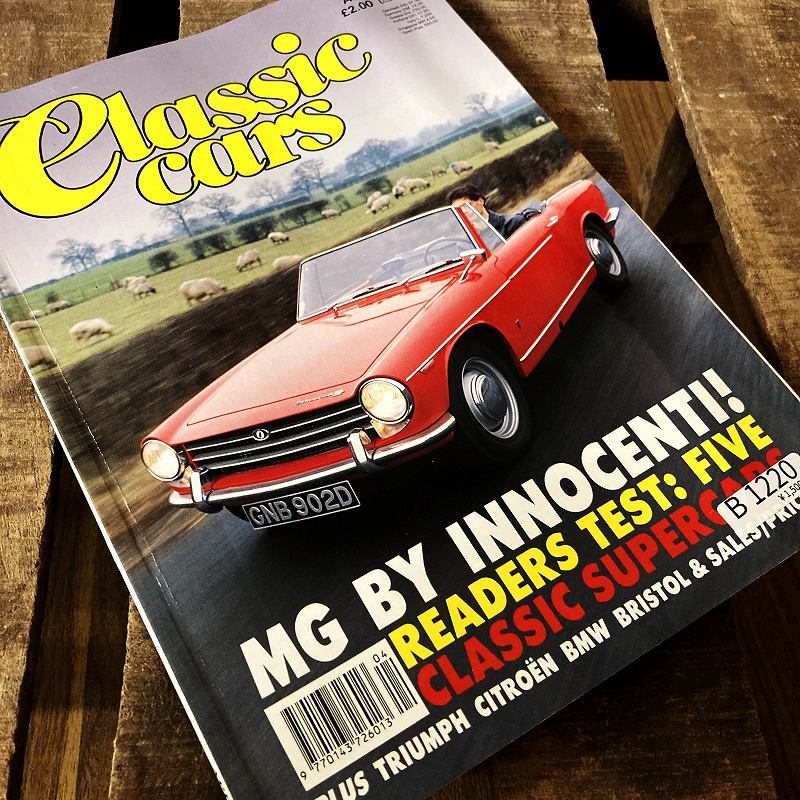 B1220　「CLASSIC CARS」クラシックカー　ヴィンテージ　英国車 バイク カスタム 古本　雑誌 旧車　当時物　ビンテージ　自動車_画像1