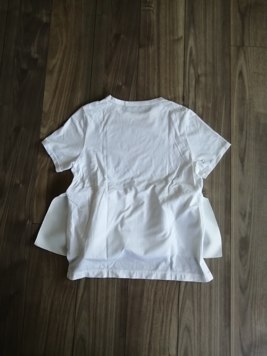 【定価24000円】YOKO CHAN　ヨーコチャン　フロントサテンフリルTシャツ