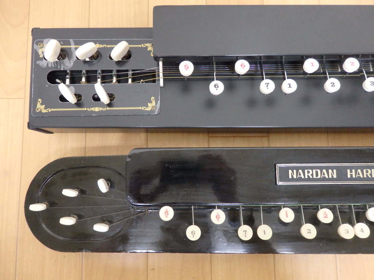 F3*2) 大正琴　2台セット　HARDAN HARP　Nagoya Harp_画像2