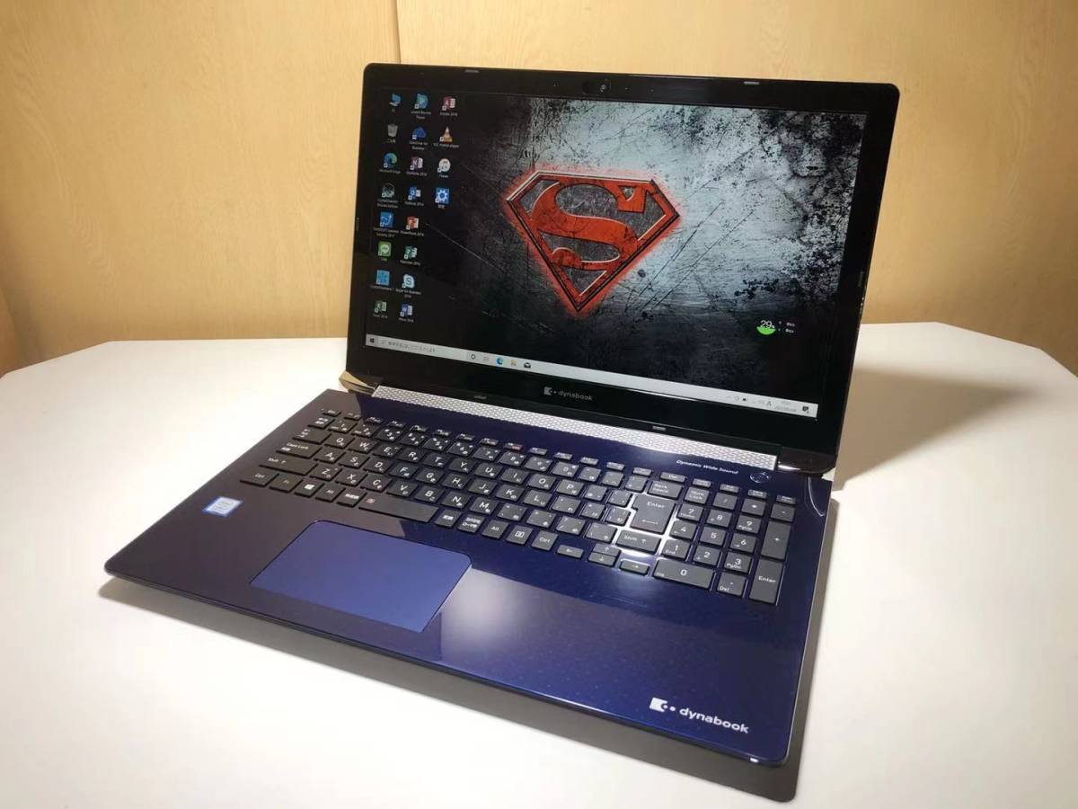 美品 dynabook 東芝 P3-T7KS-BL ノートPC 15.6インチ Core i7-8565U