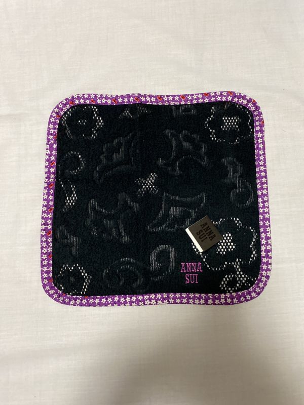 【正規品】ANNA SUI / アナスイ 　タオルハンカチ 未使用品　#gbt-3579_画像1