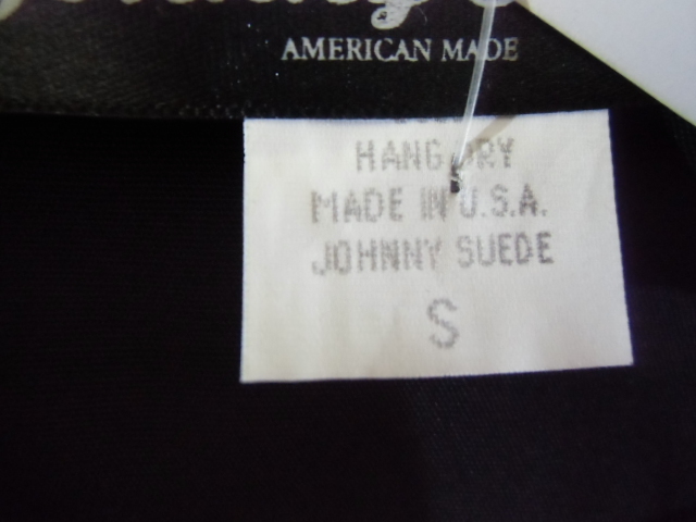 ヴィンテージ　USA　ジョニースエード　ロカビリーシャツ　オープンシャツ　プリント柄　メンズ　新品