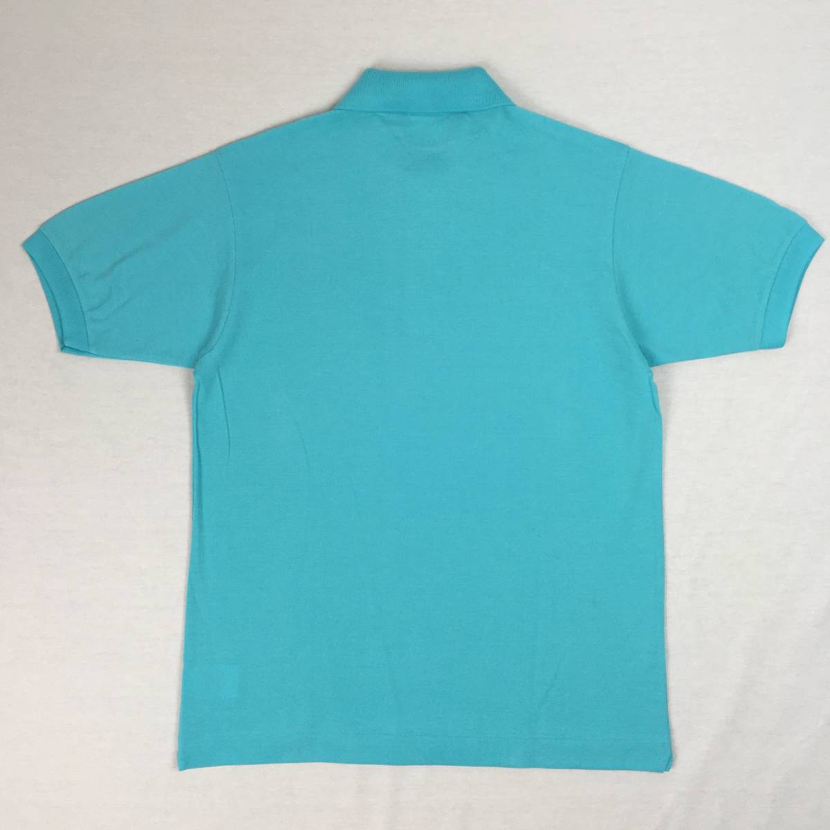 【美品】LACOSTE ラコステ ポロシャツ L1212X 鹿の子 サイズ3 水色 日本製 半袖 シャツ_画像8