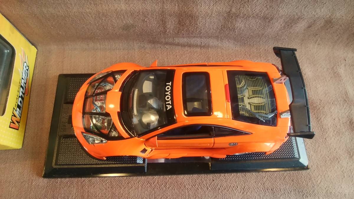 WILD TUNER ワイルドチューナー 1/24 TOYOTA CELICA トヨタ セリカ ダイキャスト ミニカー ライト点灯 ボンネット ドア開閉 _画像9