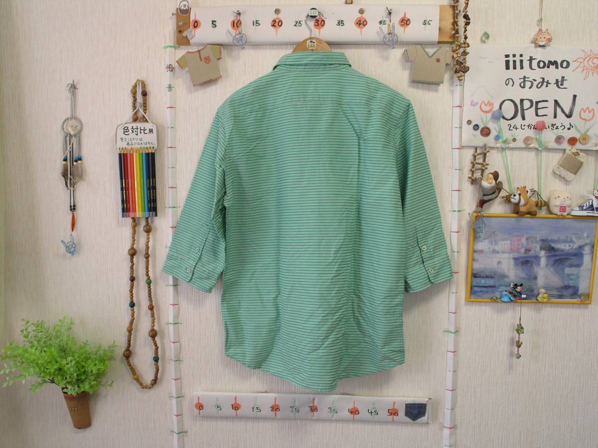 ♪服4425♪ 七分袖 シャツ ikka イッカ サイズXＬ 胸囲104-112 試着程度 ～iiitomo～の画像2