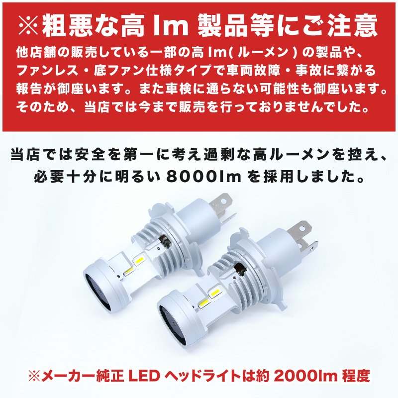 ◆ エスティマアエラス 簡単ポン付け MCR/ACR30/40系 前期 LEDヘッドライト H4 Hi/Lo 左右2個セット LEDバルブ 純正交換 カーパーツ GRANDE