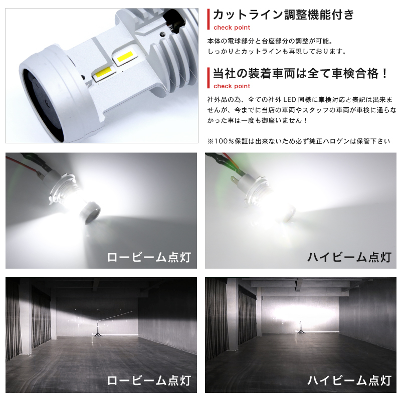 ★簡単ポン付け★ DG64V スクラムバン LEDヘッドライト H4 Hi/Lo 左右2個セット ケーブル&バラスト不要 LEDバルブ カスタム マツダ GRANDE