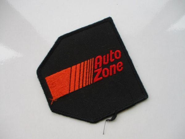 ビンテージ Auto zone オートゾーン オイル ガソリン レーシング メーカー ロゴ ワッペン/ 刺繍 自動車 バイク カー用品 整備 作業着 53_画像1