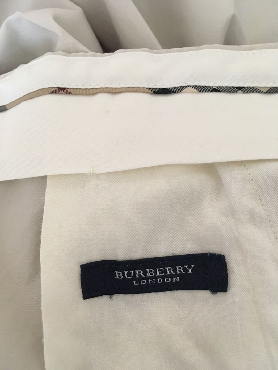 BURBERRY LONDON брюки слаксы талия 86cm two tuck тонкий Burberry три . association 