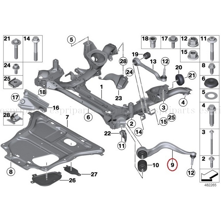 BMW F30 F31 320xi プルストラットアーム テンションロッド アッパーアーム 左右セット 31126854723 31126854724 MEYLE HD製 新品_画像2