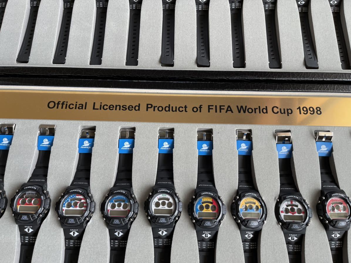 98 FIFA WORLDCUPワールドカップ W杯 記念腕時計 32本セット