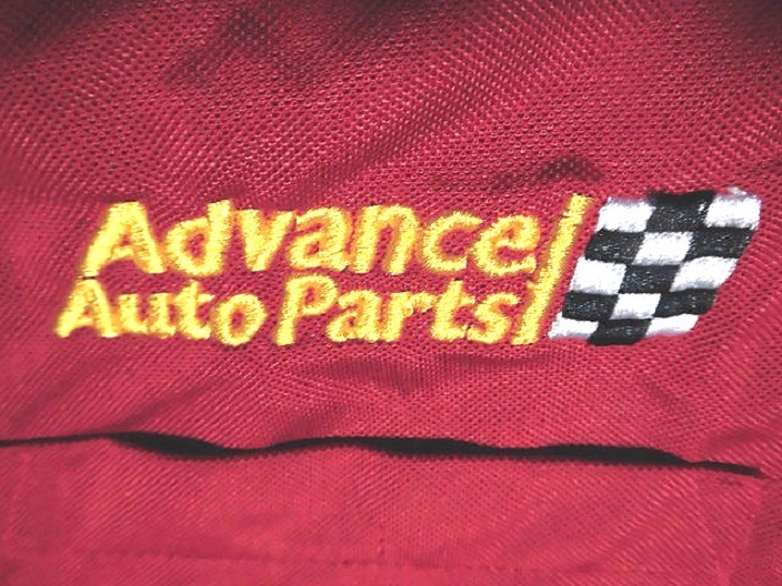 Advance Auto Parts advance авто детали короткий рукав dry рубашка-поло для бизнеса не продается вышивка Logo RED XSR использование немного прекрасный товар /USDM JDM