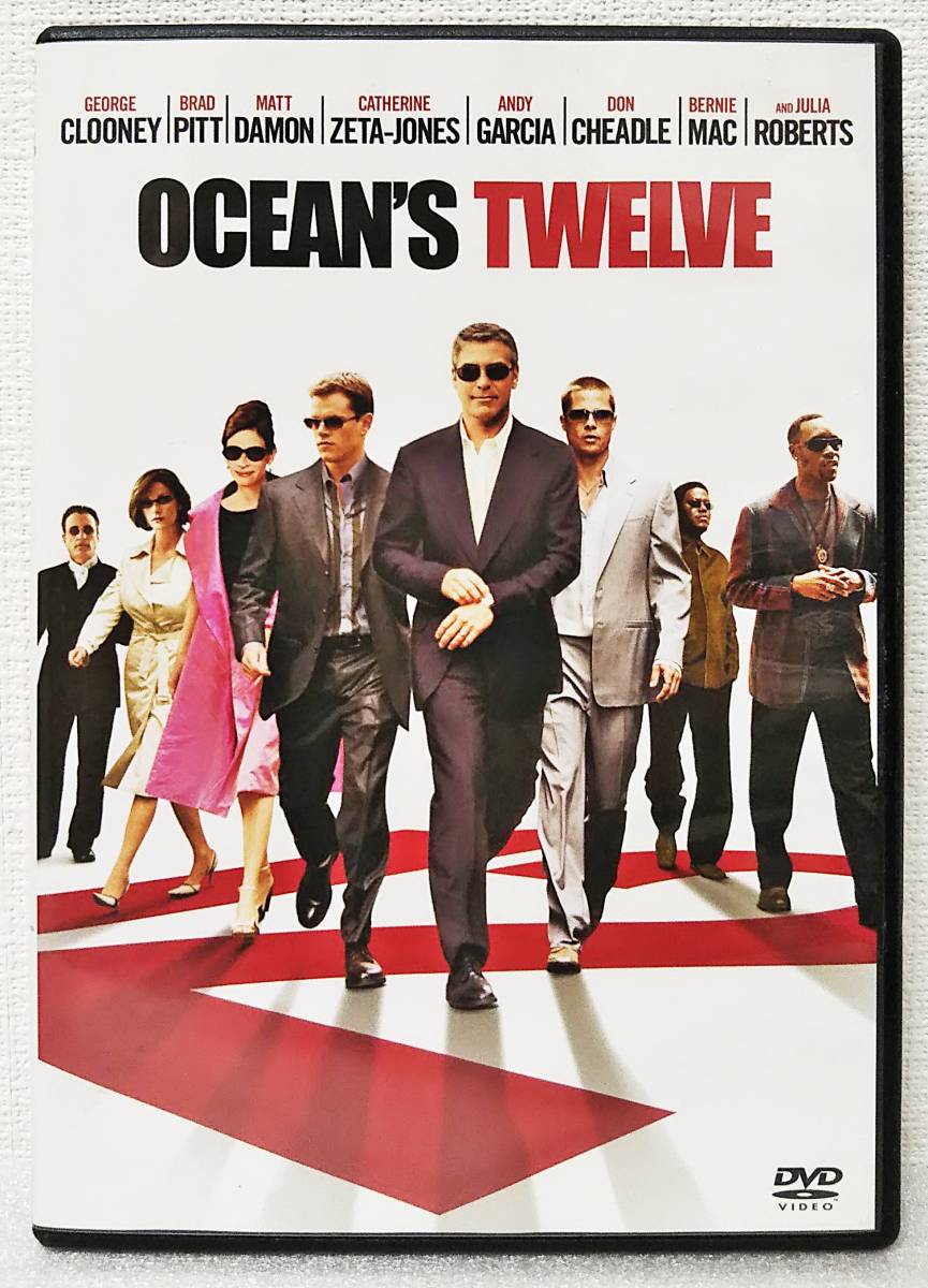 【中古DVD】『オーシャンズ12（OCEANS TWELVE）』ジョージ・クルーニー／ブラッド・ピット／マットデイモン／ジュリアロバーツ◆送料140～_画像1