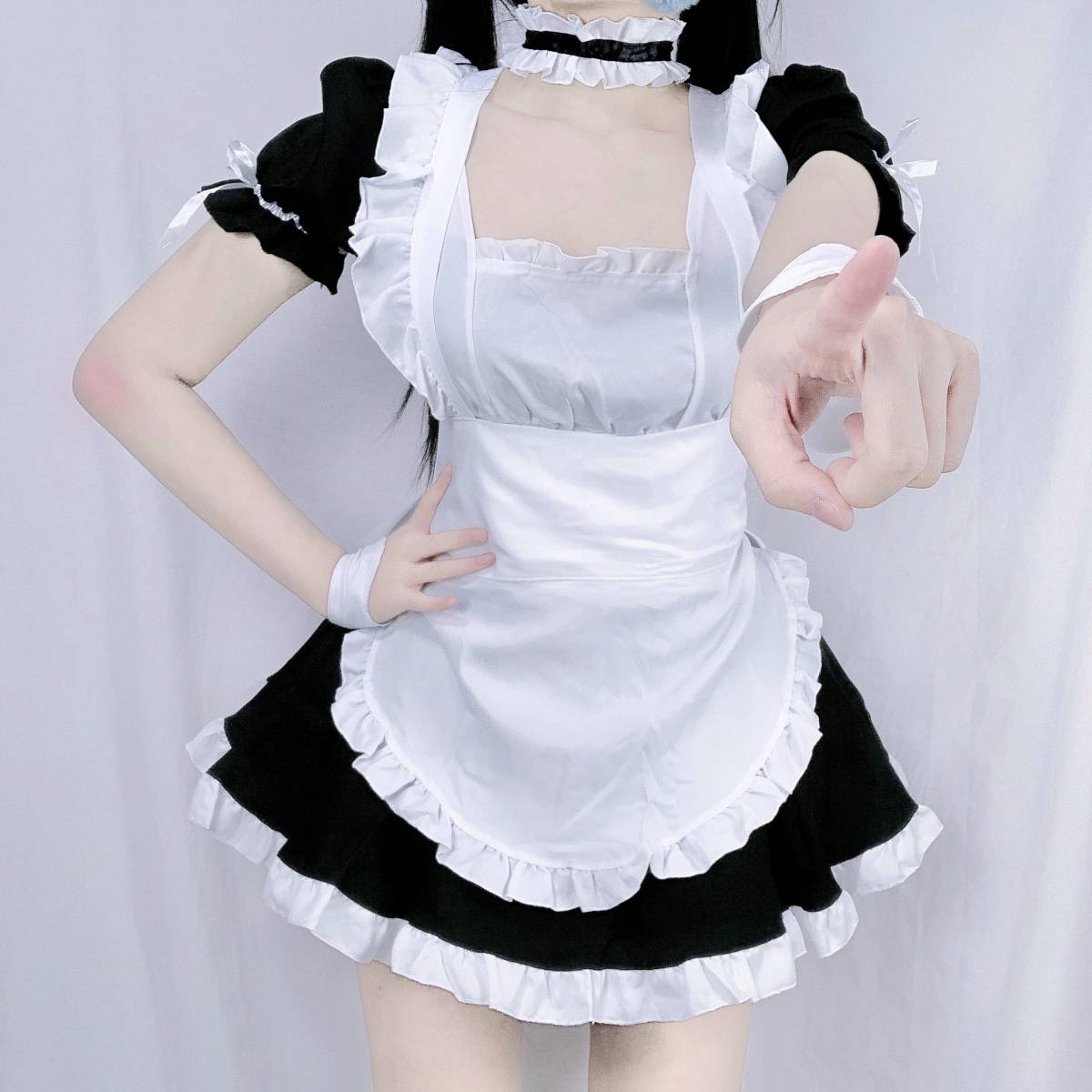 [.] lady's made clothes Lolita lovely an educational institution festival Halloween festival Event costume play clothes 