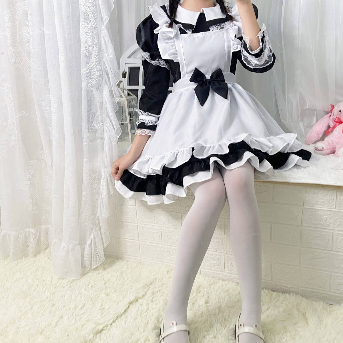  lady's made clothes Lolita culture festival lovely Halloween festival Event an educational institution festival costume play clothes 