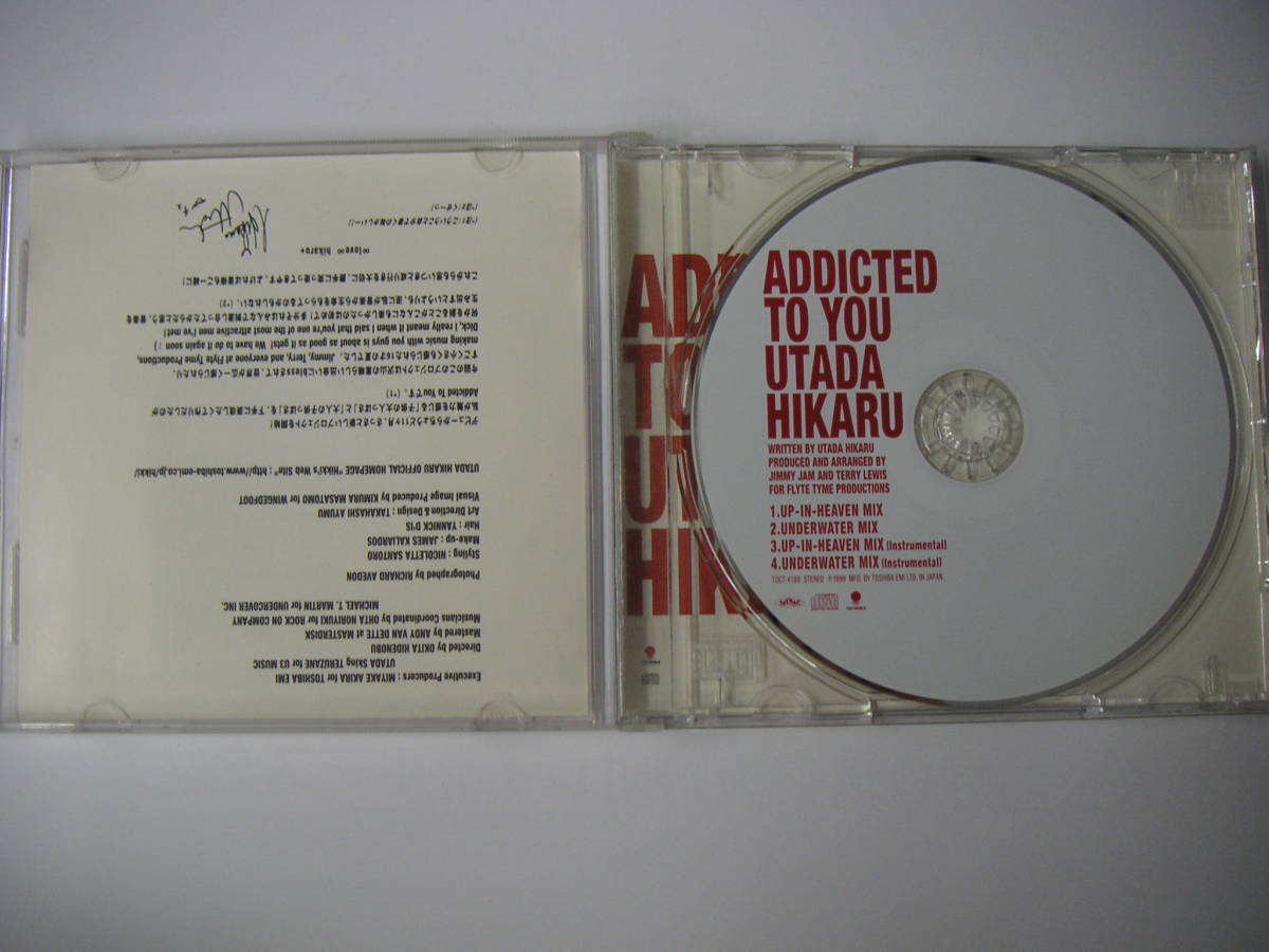 ☆即決*USED【ADDICTED TO YOU】宇多田ヒカル*CD☆_画像3