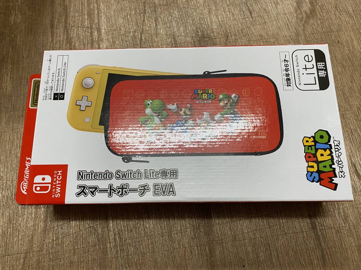 Nintendo Switch Lite専用 スイッチライト用 スマートポーチ EVA スーパーマリオ ヤマト60サイズ発送 未使用品[C-510]_画像1