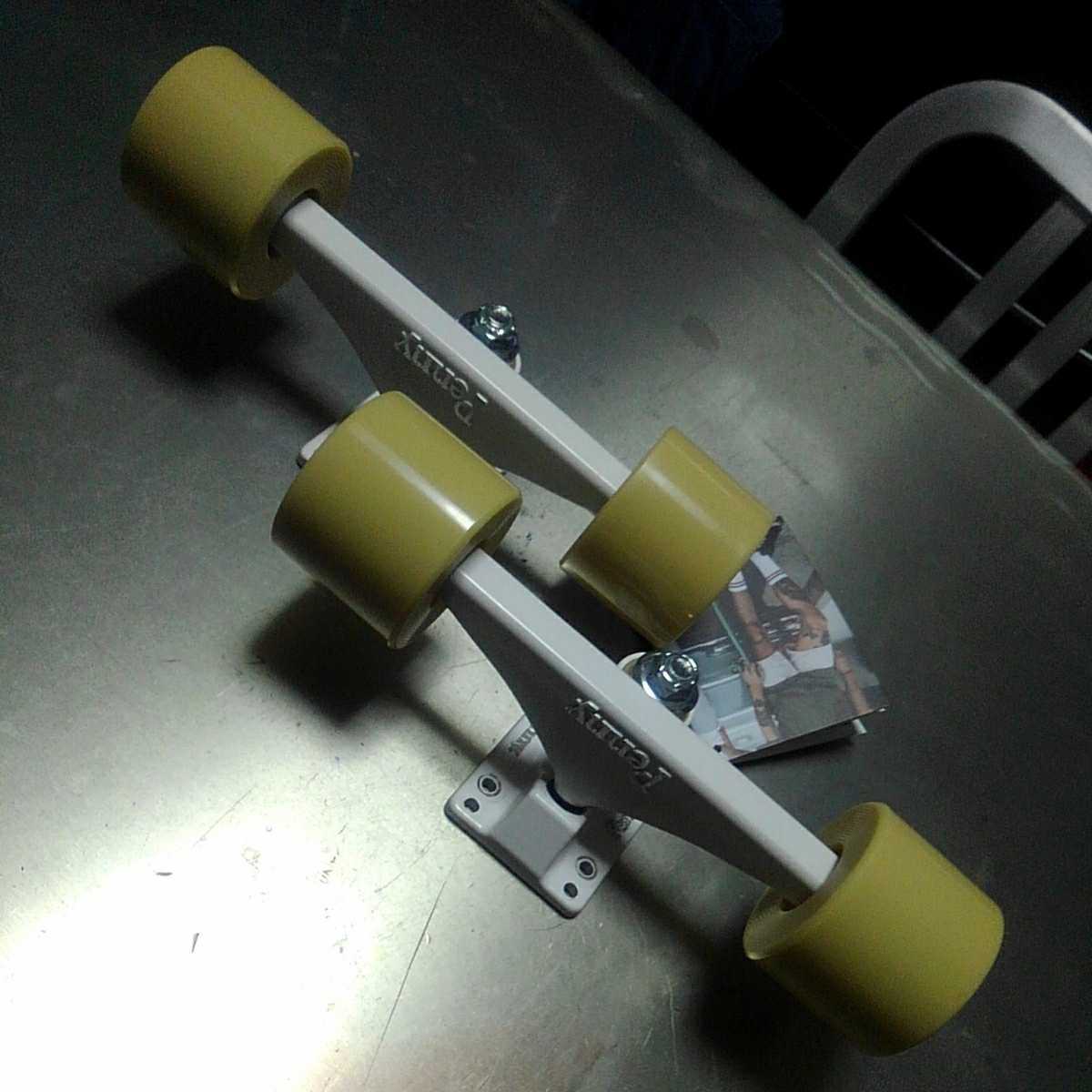  unused wide wide width pe knee penny skateboard truck soft Wheel bearing hard-to-find retro Classic rare 