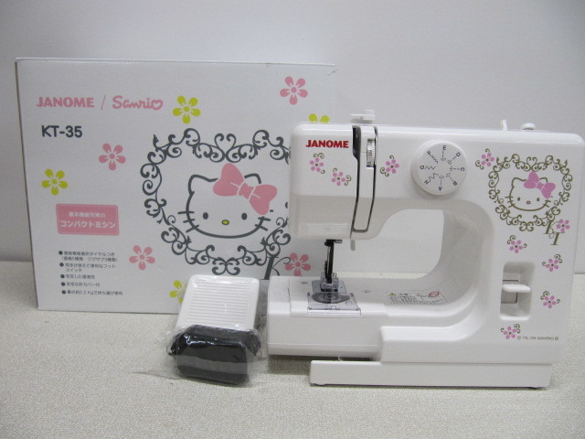 ヤフオク 新品未使用 キティちゃんミシン Kt 35 サンリオ ヤフオク 新品未使用 キティちゃんミシン Kt 35 サンリオ
