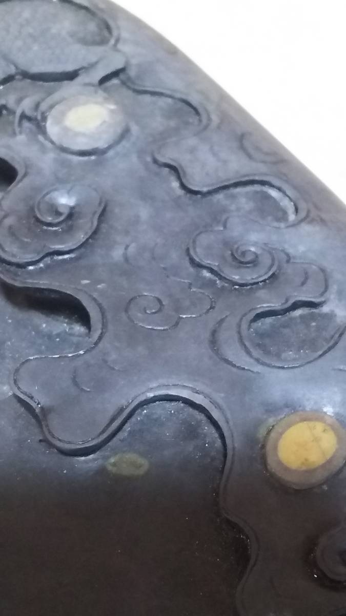 うぶだし品 書道家必見 古端渓硯 石眼、老抗在り 唐木台 うぶだし品 書道家必見 古端渓硯 石眼、老抗在り 唐木台