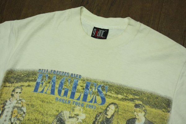 1994年 ビンテージ イーグルス 　EAGLES　ワールドツアー　Tシャツ　ロックT　バンドT　USA製_画像2