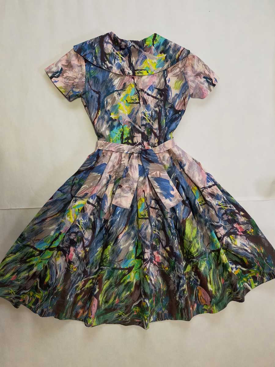 ヤフオク 当時物 1点もの 個性的なプリント アンティーク ヤフオク 当時物 1点もの 個性的なプリント アンティーク