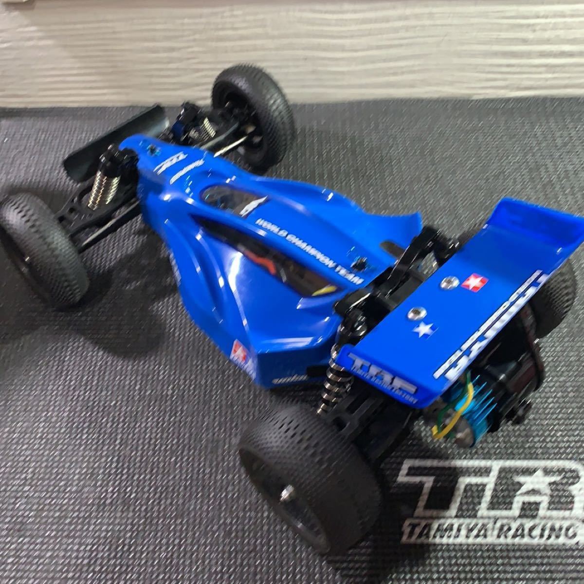 【土日限定値下】TAMIYA DT-02オフロードバギー　メカ、プロポ、オプション多数、タイヤ数種、説明書付き、希少ボディセット