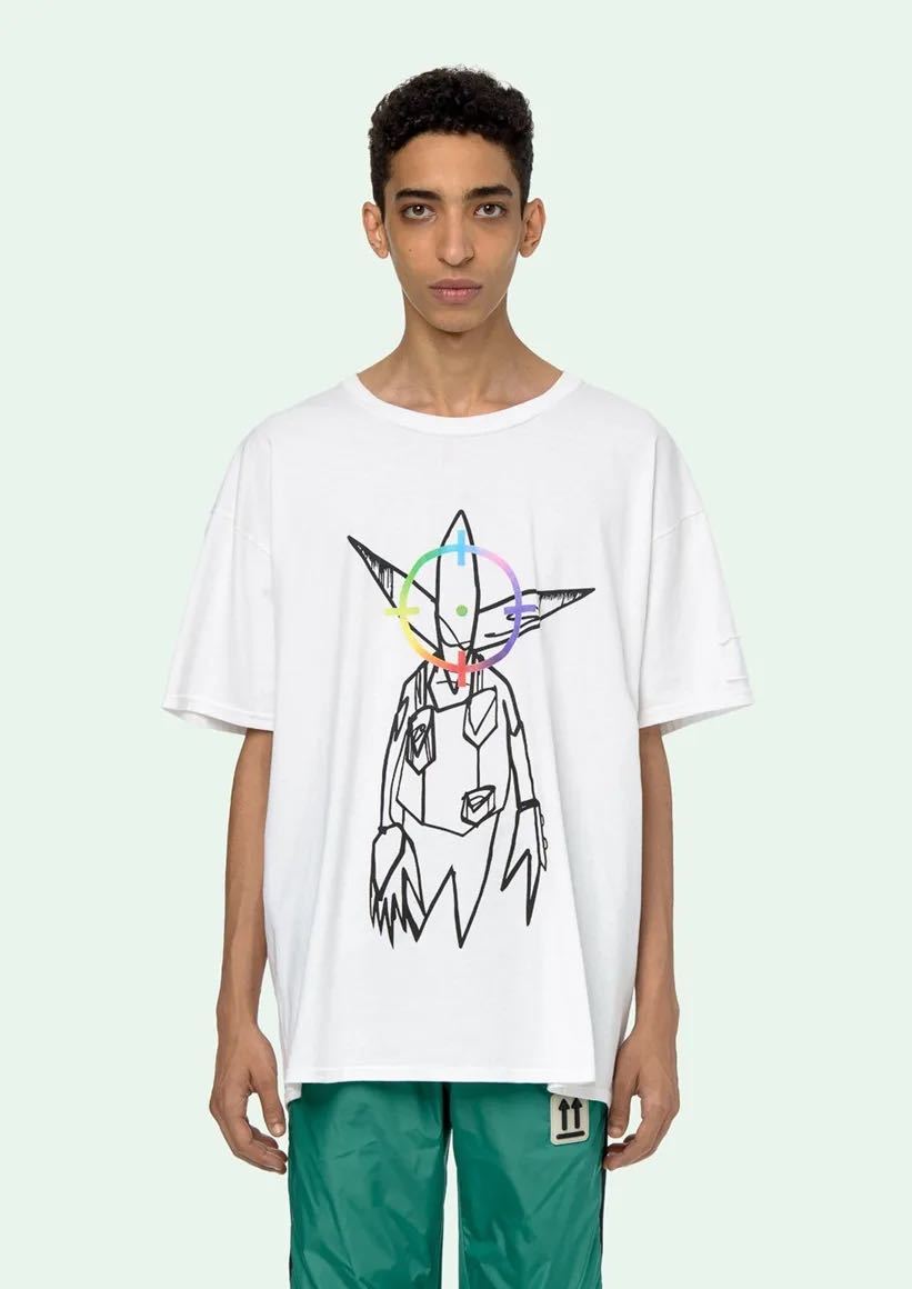 OFF-WHITE FUTURA ALIEN S/S OVER TEE WHT サイズ S オフ OFF-WHITE FUTURA ALIEN S/S OVER TEE WHT サイズ S オフ