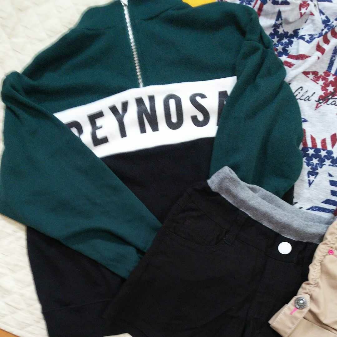 Paypayフリマ 女の子用 春夏秋セット 150サイズ Colza Playboy 半袖パーカー ショートパンツ Sサイズ まとめ売り Paypayフリマ 女の子用 春夏秋セット 150サイズ Colza Playboy 半袖パーカー ショートパンツ Sサイズ まとめ売り