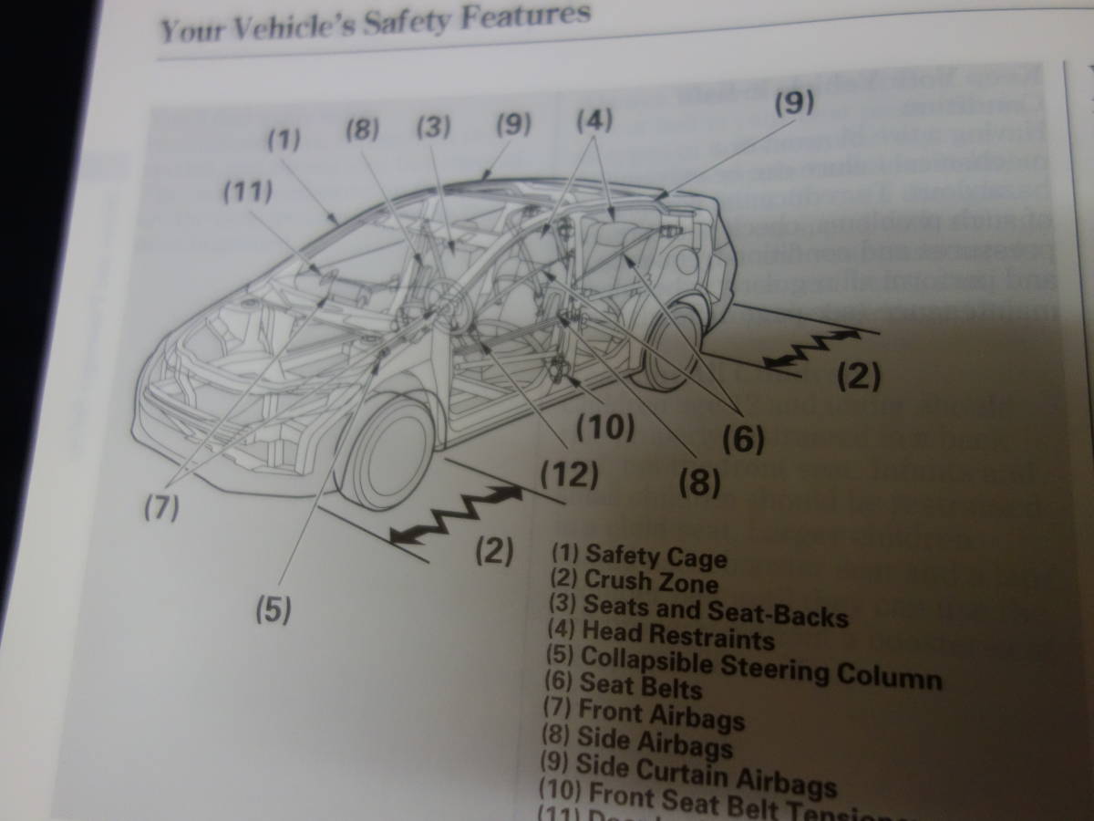 [Y600 prompt decision ] Honda Insight owner manual / 2010 year of model / English version 