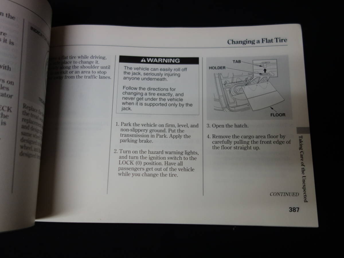 [Y600 prompt decision ] Honda Insight owner manual / 2010 year of model / English version 