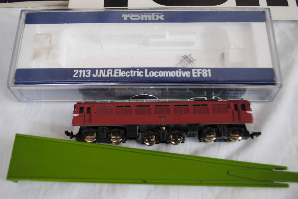 /.57.Tomix/90010 First set A/91012 New Rail set B/ N gauge / железная дорога модель / National Railways . машина / рефрижератор машина / tanker car /2113.J.N.R.Electric Locomotive EF81