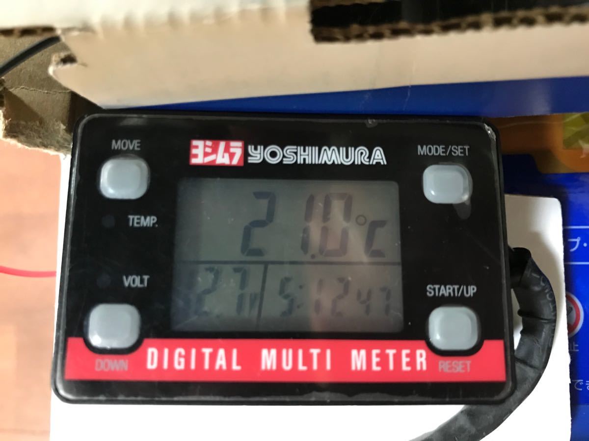 220311】□ 社外デジタルマルチメーター ステー YOSIMURA ヨシムラ