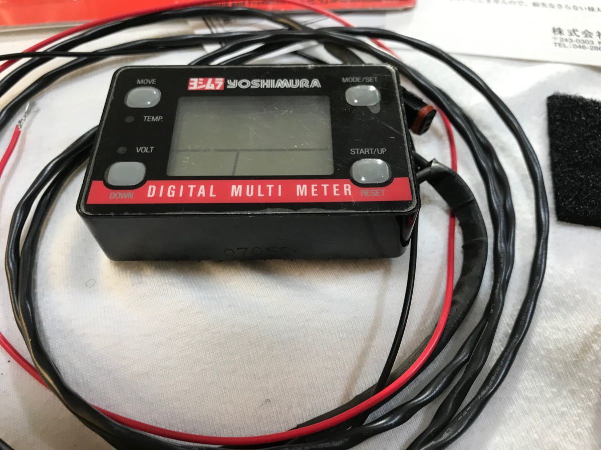 中古 ヨシムラ デジタルマルチテンプメーター センサー・ステー 中古 ヨシムラ デジタルマルチテンプメーター センサー・ステー
