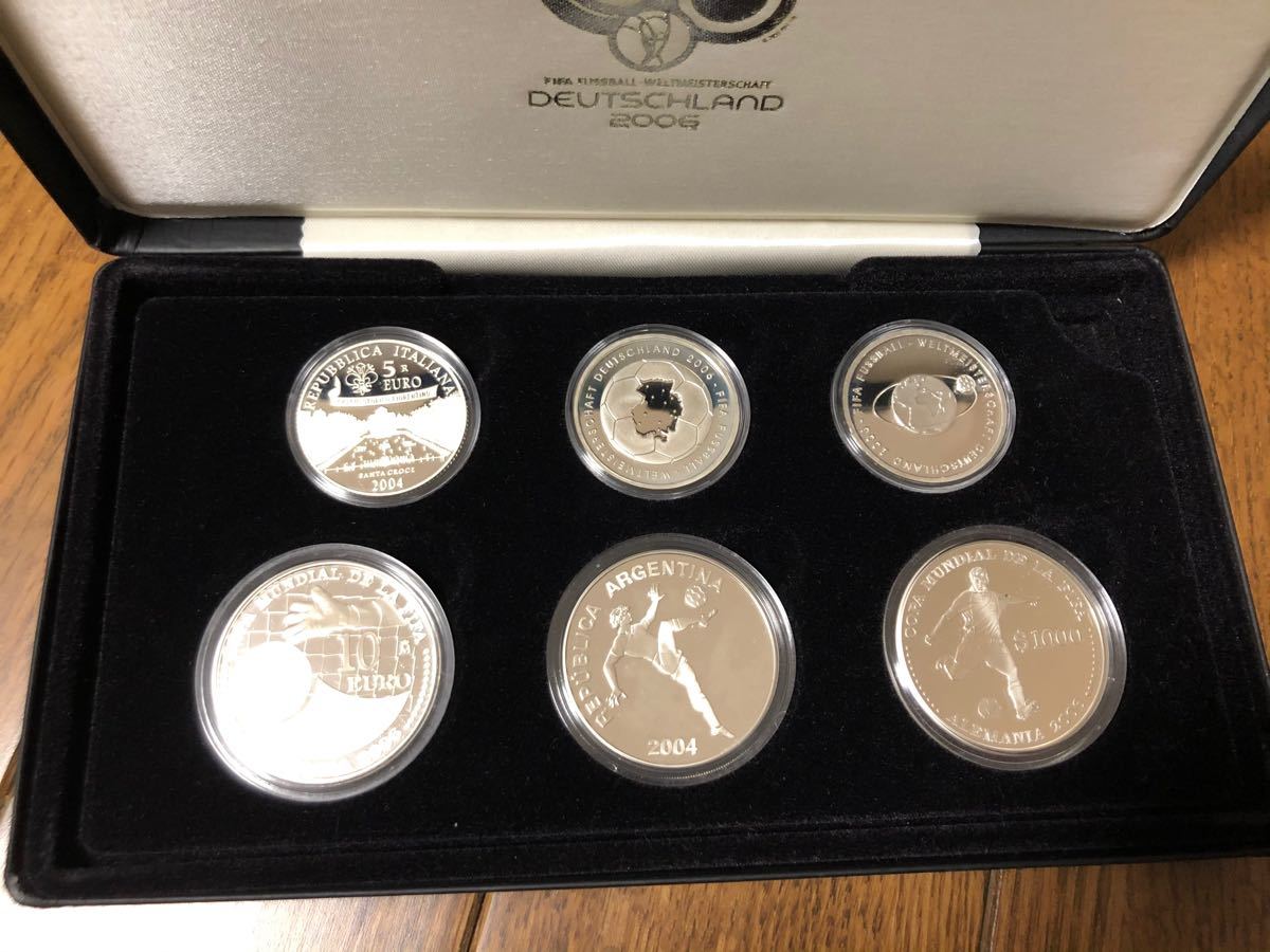 2006年 FIFAワールドカップドイツ大会 公式記念コイン 外国銀貨6種セット 通販
