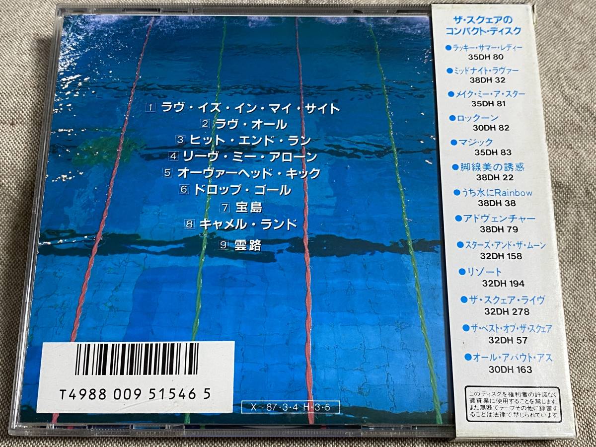 [FUSION] THE SQUARE 「SPORTS」 32DH-354 国内初版 箱帯付 税表記なし3200円盤 レア盤の画像2