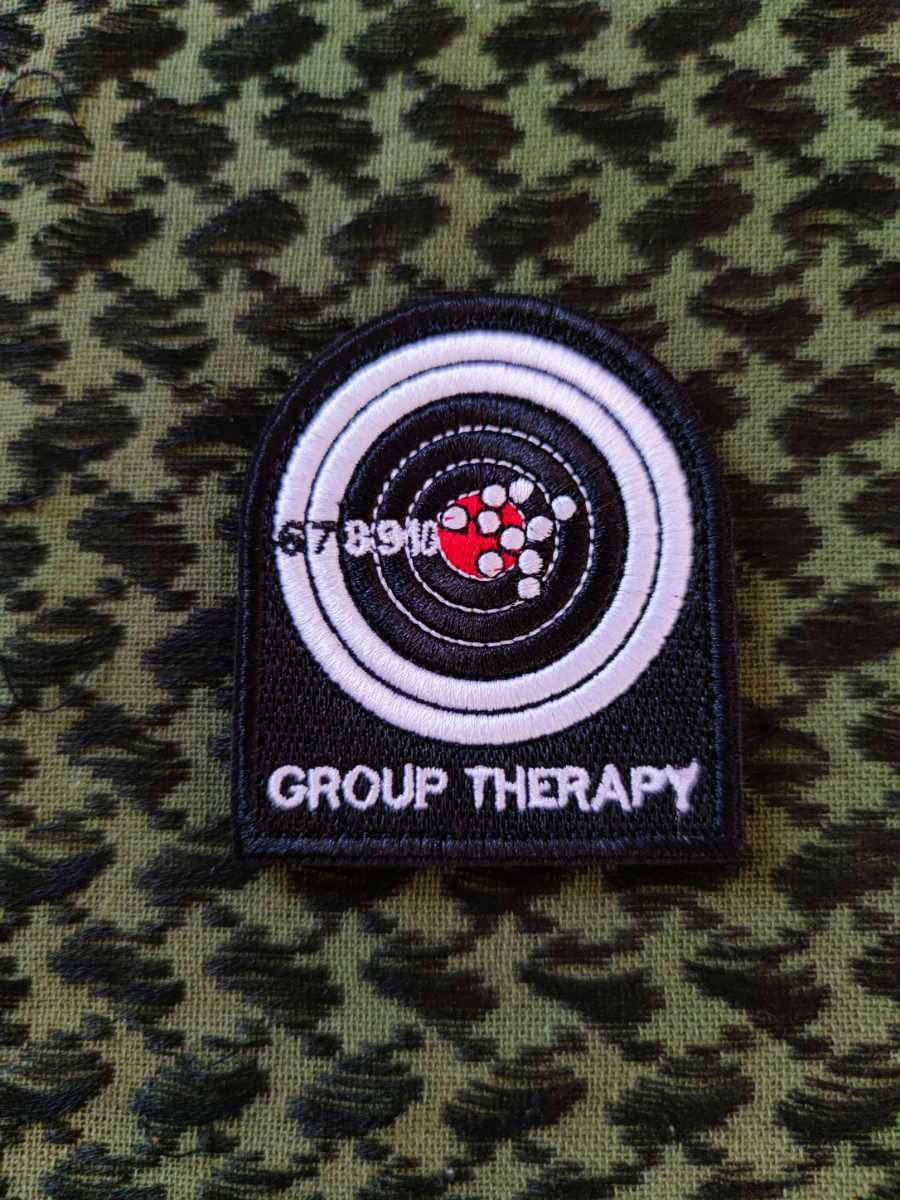 group therapy 刺繍パッチ　ワッペン　ベルクロ　サバゲー　_画像1